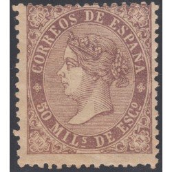 España Spain 98 1868 Isabel II MH España Spain 98 1868 Isabel II MH