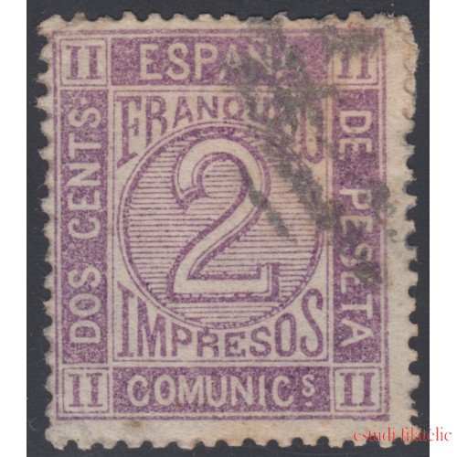 España Spain Variedad 116A 1872 Cifras Numbers Usado