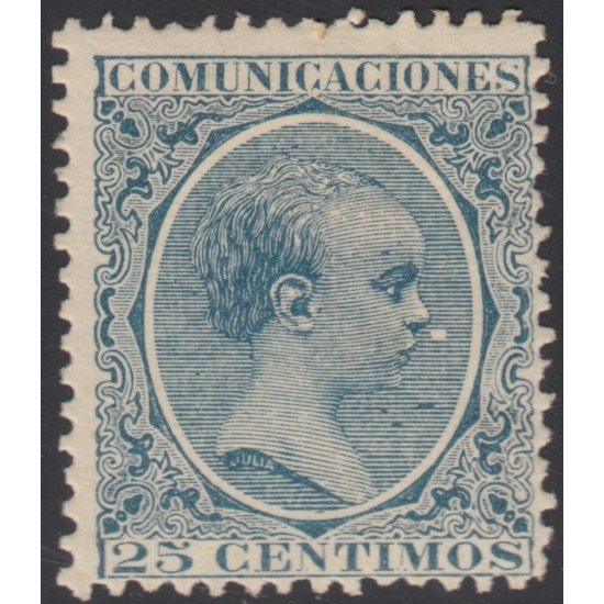 España Spain 221 1889 - 1901 Alfonso XIII Pelón MH España Spain 221 1889 - 1901 Alfonso XIII Pelón MH