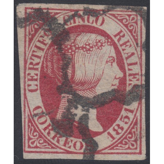 España Spain 9 1851 Isabel II Usado España Spain 9 1851 Isabel II Usado