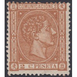España Spain 162 1875 Alfonso XII MH España Spain 162 1875 Alfonso XII MH