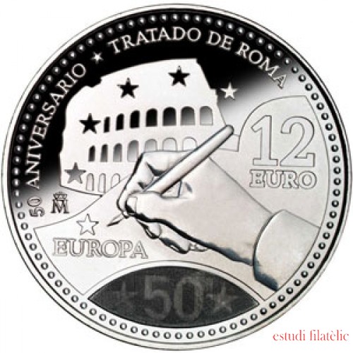España Spain monedas Euros conmemorativos 2007 12 euros Plata