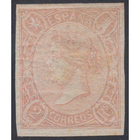 España Spain 73A 1865 Isabel II Sombras MH España Spain 73A 1865 Isabel II Sombras MH