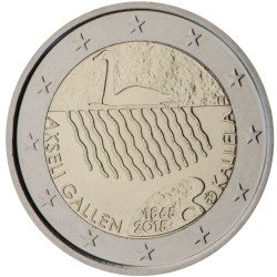 Finlandia 2015 2 € euros conmemorativos Cent Ankseli Gallen Finlandia 2015 2 € euros conmemorativos Cent Ankseli Gallen