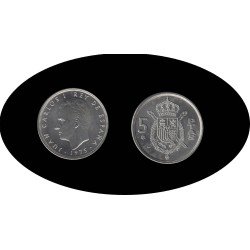 España Juan Carlos 5 Pesetas JC 1975 *(19-78)