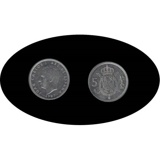 España Juan Carlos 5 Pesetas JC 1983 Madrid España Juan Carlos 5 Pesetas JC 1983 Madrid