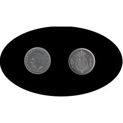 España Juan Carlos 5 Pesetas JC 1984 Madrid