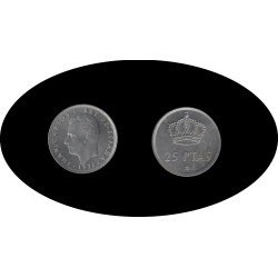 España Juan Carlos 25 Pesetas JC 1975 *(19-80)