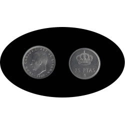 España Juan Carlos 25 Pesetas JC 1983 Madrid