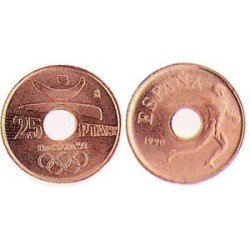 España Juan Carlos 25 Pesetas JC 1991 Madrid