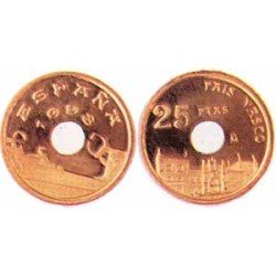 España Juan Carlos 25 Pesetas JC 1993 Madrid