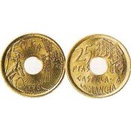 España Juan Carlos 25 Pesetas JC 1996 Madrid