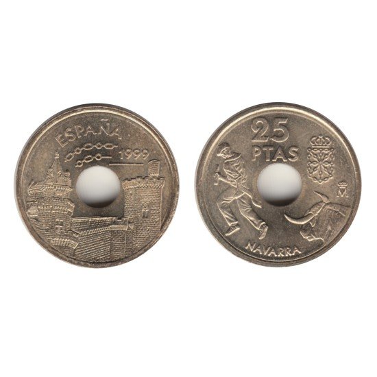 España Juan Carlos 25 Pesetas JC 1999 Madrid España Juan Carlos 25 Pesetas JC 1999 Madrid