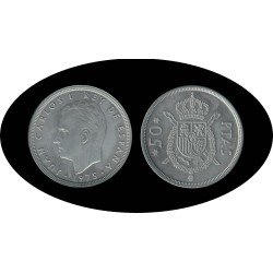 España Juan Carlos 50 Pesetas JC 1975 *(19-76)