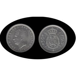 España Juan Carlos 50 Pesetas JC 1975 *(19-78)