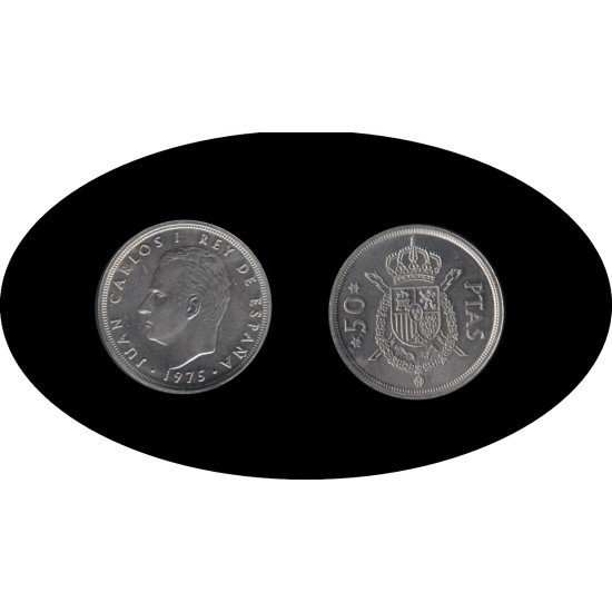 España Juan Carlos 50 Pesetas JC 1975 *(19-80) España Juan Carlos 50 Pesetas JC 1975 *(19-80)