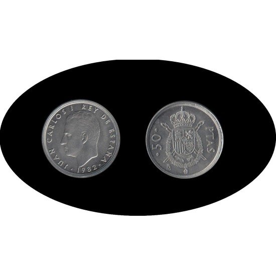 España Juan Carlos 50 Pesetas JC 1982 Madrid España Juan Carlos 50 Pesetas JC 1982 Madrid