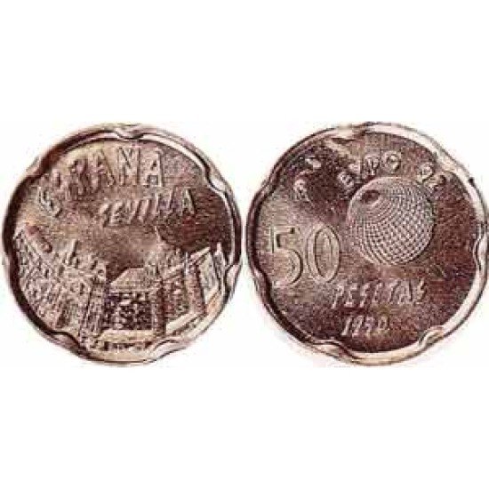España Juan Carlos 50 Pesetas JC 1990 Madrid España Juan Carlos 50 Pesetas JC 1990 Madrid
