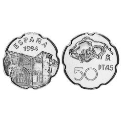España Juan Carlos 50 Pesetas JC 1994 Cantabria