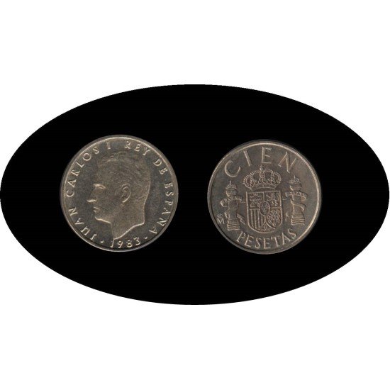 España Juan Carlos 100 Pesetas JC 1983 Madrid España Juan Carlos 100 Pesetas JC 1983 Madrid