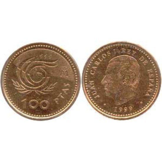 España Juan Carlos 100 Pesetas JC 1999 Madrid España Juan Carlos 100 Pesetas JC 1999 Madrid