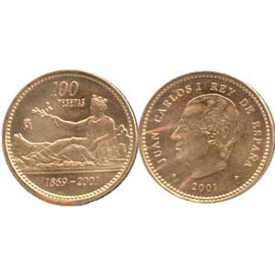 España Juan Carlos 100 Pesetas JC 2001 Madrid España Juan Carlos 100 Pesetas JC 2001 Madrid