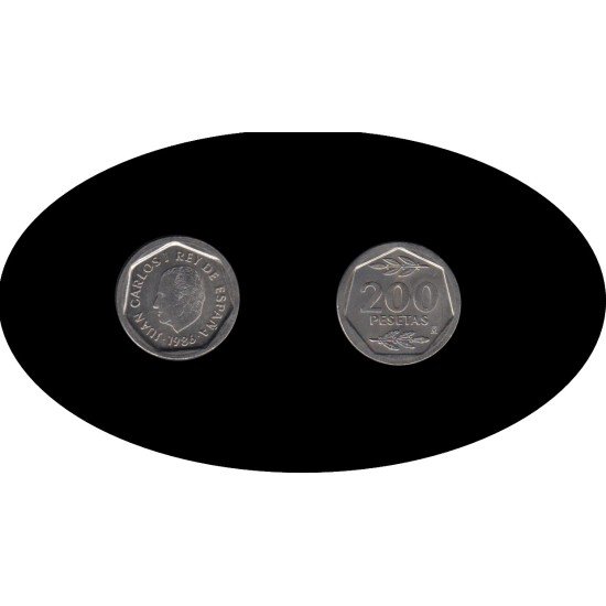 España Juan Carlos 200 Pesetas JC 1986 Madrid España Juan Carlos 200 Pesetas JC 1986 Madrid
