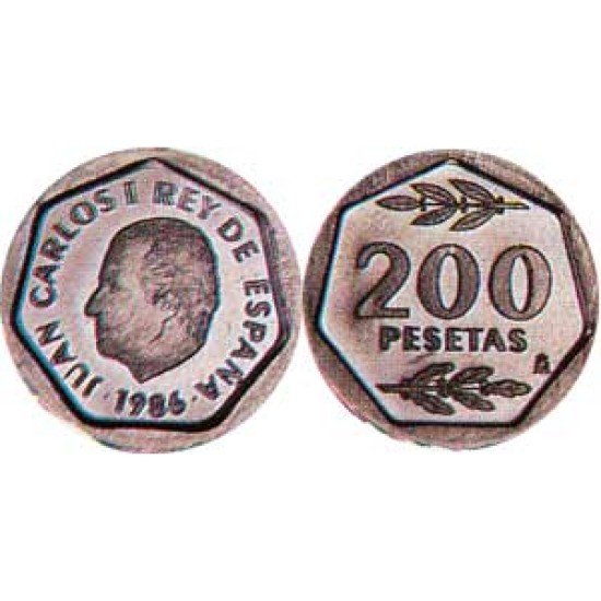 España Juan Carlos 200 Pesetas JC 1987 Madrid España Juan Carlos 200 Pesetas JC 1987 Madrid