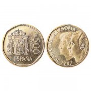 España Juan Carlos 500 Pesetas JC 1987 Madrid