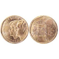 España Juan Carlos 500 Pesetas JC 1993 Madrid