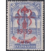España Spain Beneficencia Huérfanos de Telégrafos  21 1939 Año de la Victoria MH 