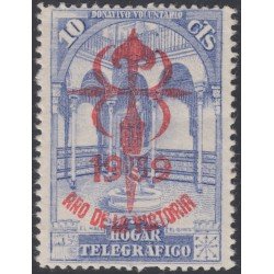 España Spain Beneficencia Huérfanos de Telégrafos 21 1939 Año de la Victoria MH España Spain Beneficencia Huérfanos de Telégrafos 21 1939 Año de la Victoria MH