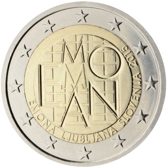 Eslovenia 2015 2 € euros conmemorativos Asentamiento Romano Emona Eslovenia 2015 2 € euros conmemorativos Asentamiento Romano Emona