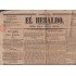 España Spain Timbres de Periódicos Matasello Prefilatélico 19 Oct 1842 Manresa