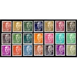 España Spain 1143/63 1955/1956 General Franco MNH España Spain 1143/63 1955/1956 General Franco MNH