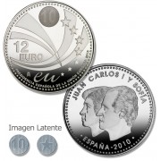 España Spain monedas Euros conmemorativos 2010 Moneda 12 euros Plata
