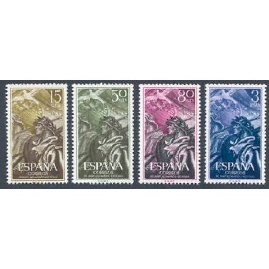 España Spain 1187/90 1956 XX Anv. del Alzamiento Nacional MNH España Spain 1187/90 1956 XX Anv. del Alzamiento Nacional MNH
