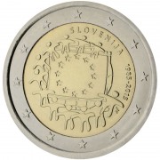 Eslovenia 2015 2 € euros conmemorativos XXX Aniv. Bandera Europea 