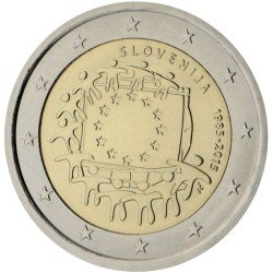 Eslovenia 2015 2 € euros conmemorativos XXX Aniv. Bandera Europea Eslovenia 2015 2 € euros conmemorativos XXX Aniv. Bandera Europea