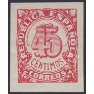 España Spain NE 30s 1938 No Emitidos No Expendidos Cifras MNH