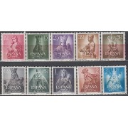 España Spain 1132/41 1954 Mariano Vírgenes MNH