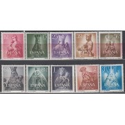 España Spain 1132/41 1954 Mariano Vírgenes MNH