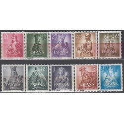 España Spain 1132/41 1954 Mariano Vírgenes MNH España Spain 1132/41 1954 Mariano Vírgenes MNH