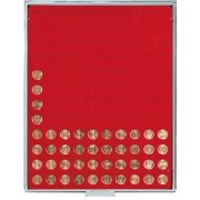 Lindner 2501 Bandeja 16,5 mm para monedas con 120 hoyos redondos