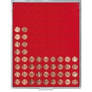 Lindner 2502 Bandeja 19,25 mm para monedas con 99 hoyos redondos 