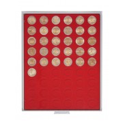 Lindner 2154 Bandeja 25,75 para monedas con 54 hoyos redondos