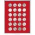 Lindner 2110 Bandeja 32,5 mm para monedas con 24 hoyos redondos