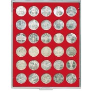 Lindner 2101 Bandeja 36 mm para monedas con 30 hoyos redondos