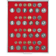 Lindner 2204 Bandeja para monedas por 4 juego marco alemán