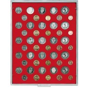 Lindner 2207 Bandeja para monedas por 5 juego marco alemán